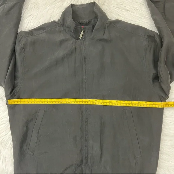 Vintage Supreme 100% Silk Shell Black Fall Winter 2015 Bomber Jacket Mens Sz S
